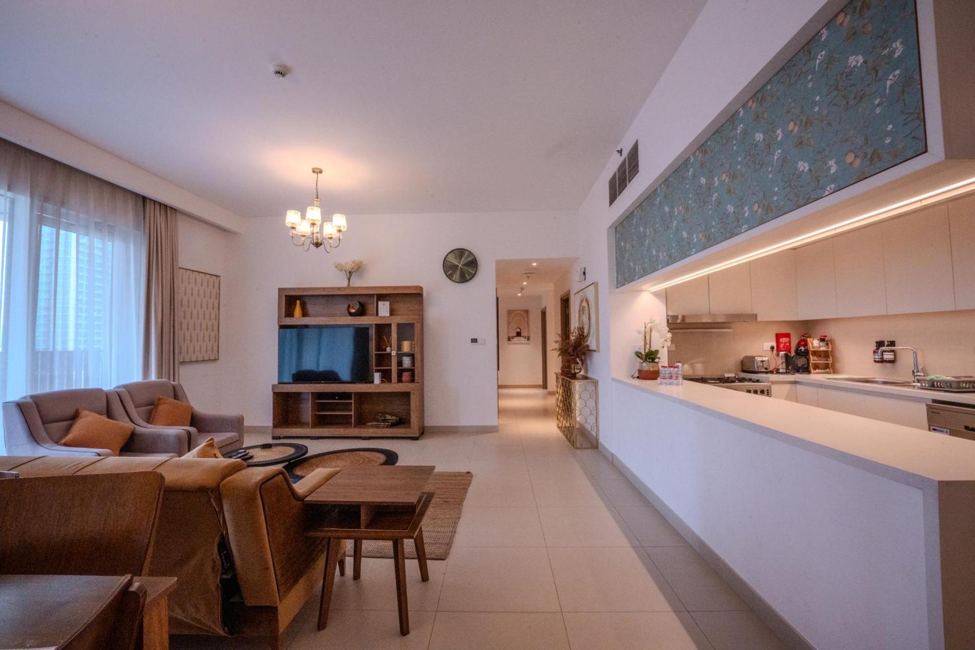 3Br Haven With Burj Views By Magnoliasvhr Apart otel Dubai Dış mekan fotoğraf